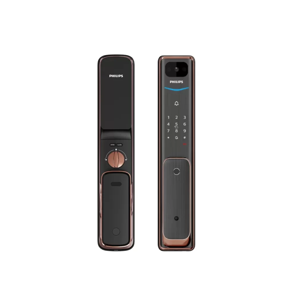 دستگیره هوشمند فیلیپس ALPHA-V-5HWS - مشکی-مسی, PHILIPS